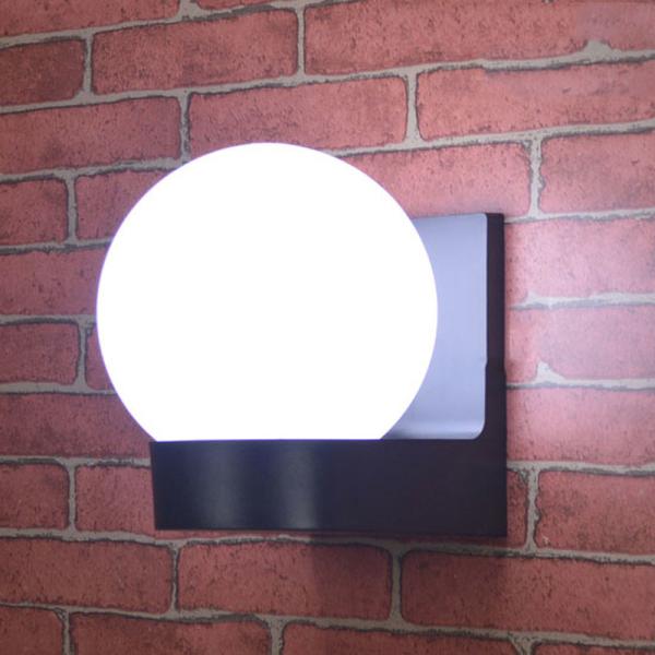Modern outdoor ball shape wall lamps creative fashion garden wall sconce post light outdoor(WH-HR-85)