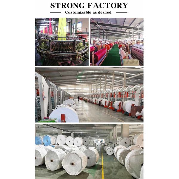 50kg Black Color Poly Woven Bag For Constructions Industry Coal