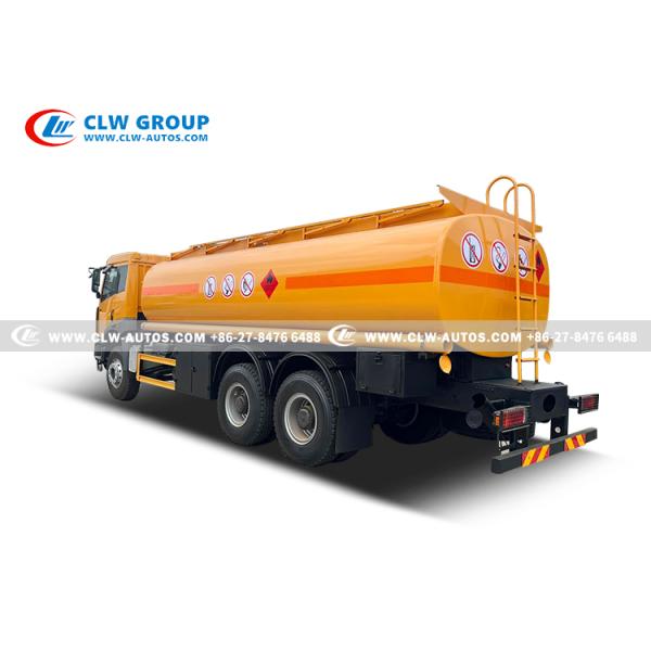 Faw 340HP Crude Oil Fuel Tanker Truck 18cbm ADR Certificated For Pakistan Namibia Market