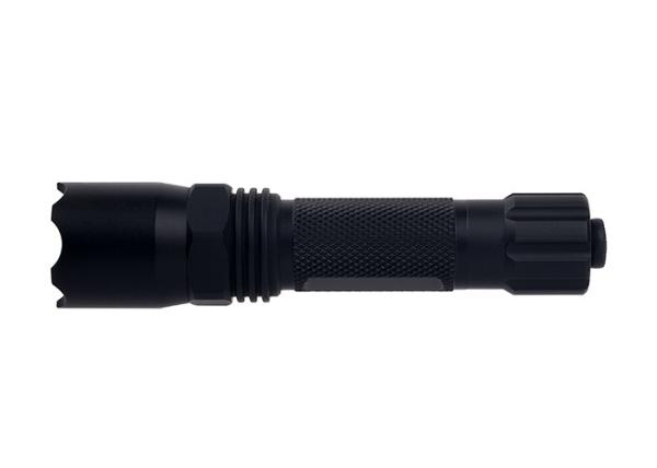 ANS LED Torch Tactical Flashlight 400 Lumens White Aircraft - Grade Aluminum Tube Anodized Black
