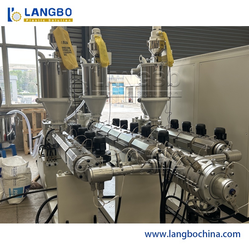 PPR Pipe Extrusion Line with PLC Control System for 20–160mm Pipe Diameter and 3 Layer Co-Extrusion
