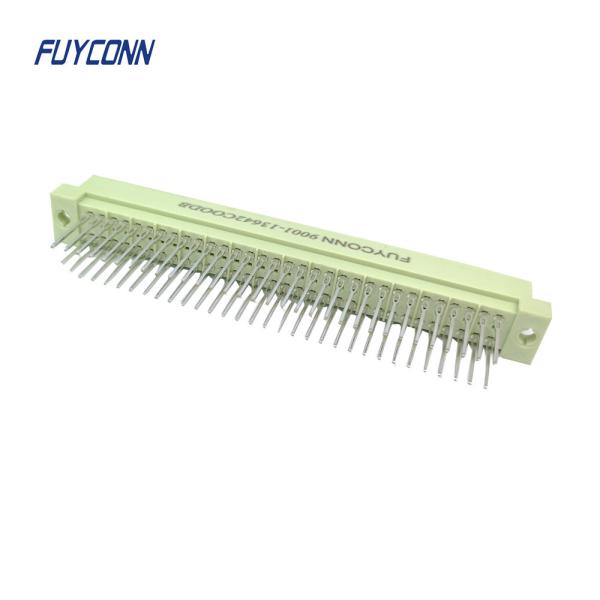 Male Solderless 2*32P 13mm 64pin DIN 41612 Connector 2.54mm Connector Manufacture