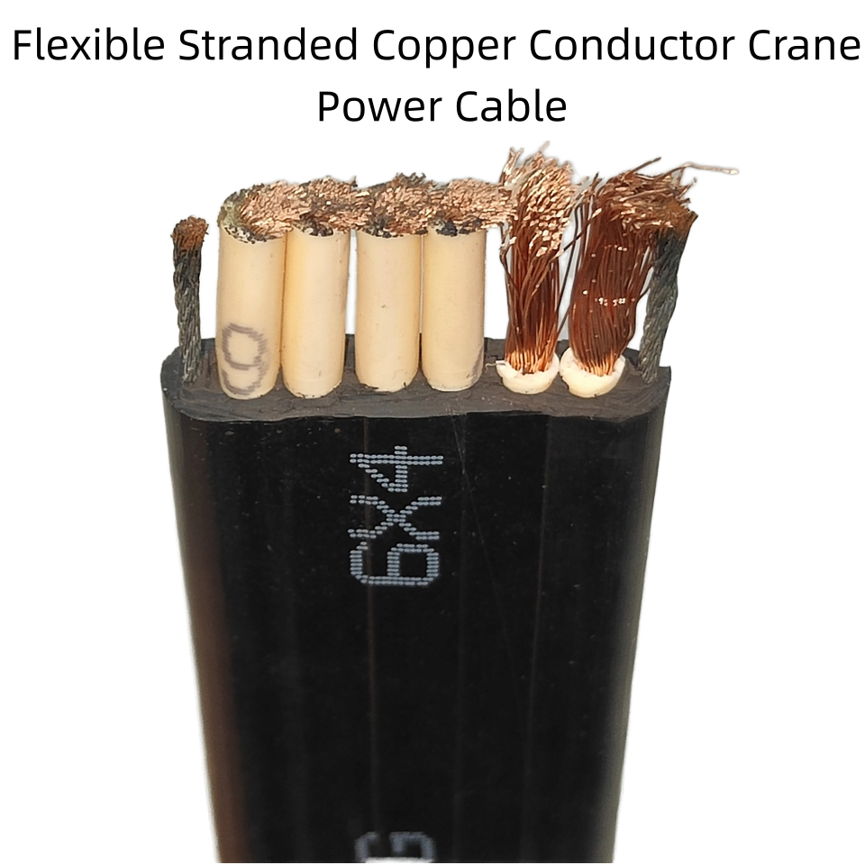 Cable plano flexible de resistencia a la tracción 450/750V para uso industrial