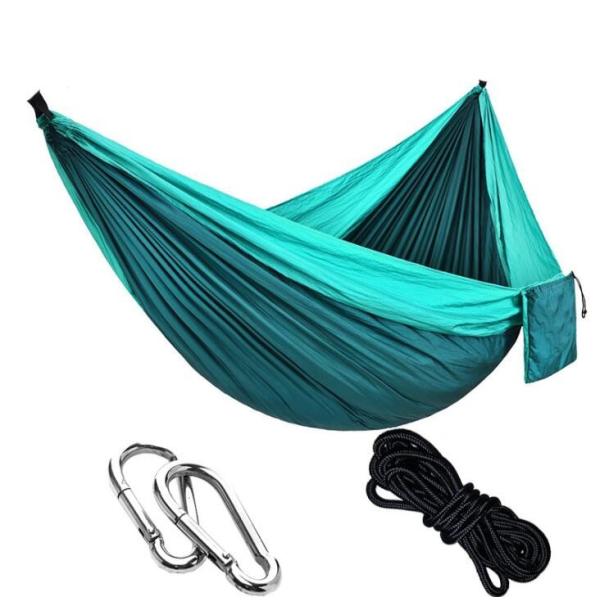 2 Persons Portable Camping Hammock , 440lbs Nylon Camping Hammock For Outdoor