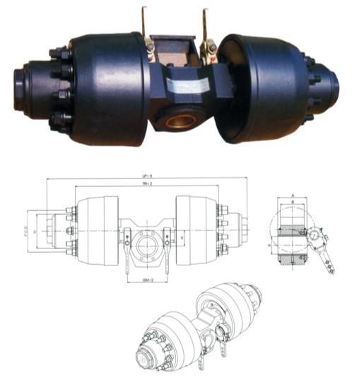 Hydraulic Swing Axle Series for trailer