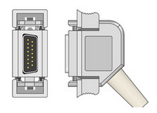 White Hellige Siemens Ecg Cable / Copper 10 Lead Ecg Cable Snap