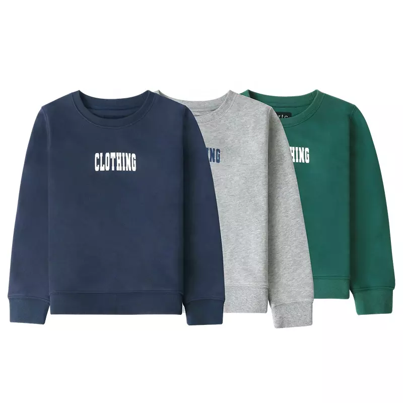 Printed Cotton Blank Crewneck Sweatshirt Anti - Shrink Breathable