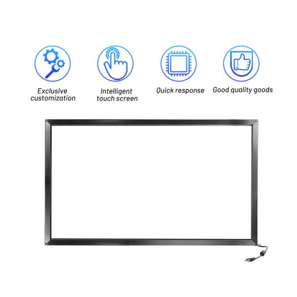 Infrared Touch Screen with 50 Million Times Durability, 8ms Response Time, and DC 5V Power Supply