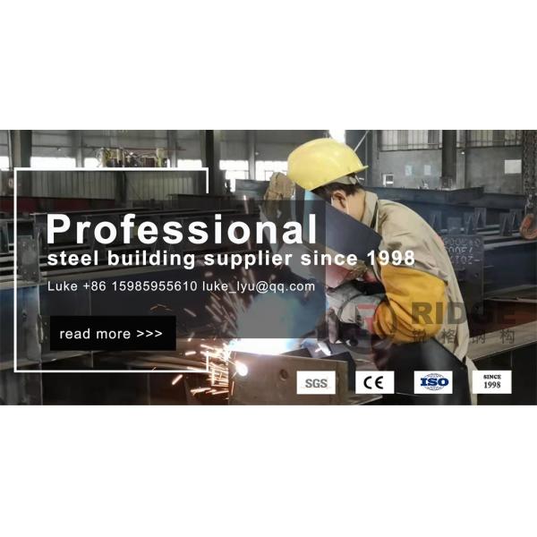 Metal Galvanized New Design Workshop Prefab Warehouse Modular Light Heavy House Prefabricated Construction Steel Structure for Building Material