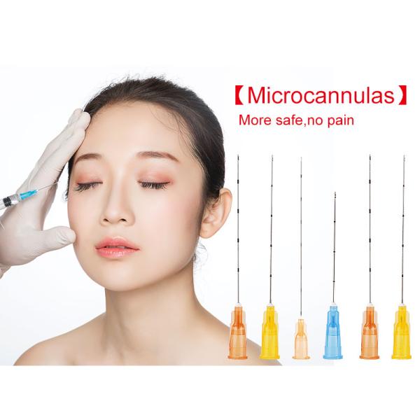 Устранимый микро- Cannula Monoject тупой для дермальных заполнителей 21g 50mm 70mm