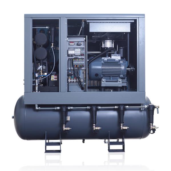 15 Hp Combined Screw Air Compressor 11kw High Pressure For Fiber Laser Cutting