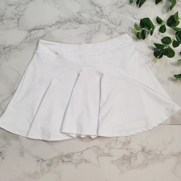 Гольф Skorts разминки спортзала лета сплошного цвета с юбками тенниса быстрых сухих женщин карманов