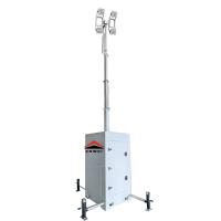 Tour d'éclairage LED portable standard américain avec mât télescopique de 6 mètres pour l'éclairage d'activité