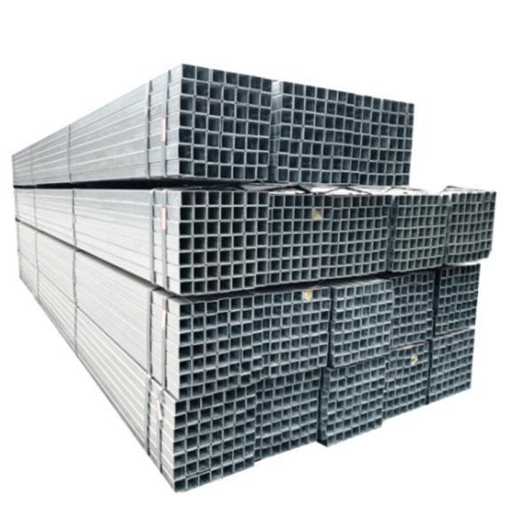 Decoiling Processing Service Galvanized Square Rectangular Pipe Square Tubular Steel Carbon Steel Tube for Long-Lasting