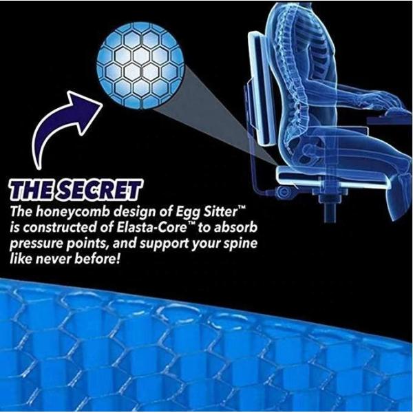 Pressure Sore Relief Car Seat Support Cushion , Customized Soft Gel Cushion
