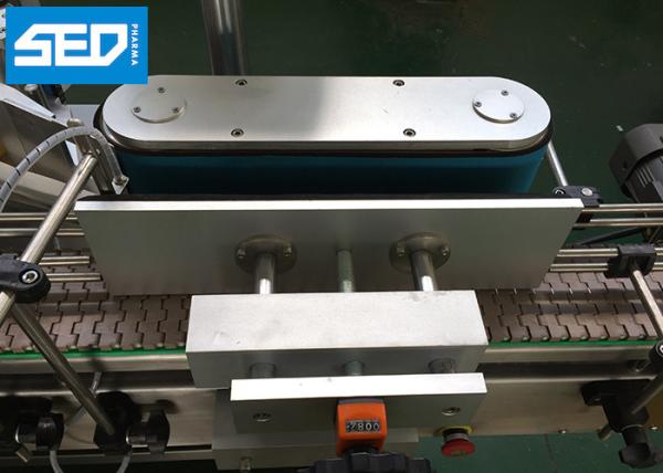 Single Side Automatic Labeling Machine Round Bottle Use Servo Motor Driven Type