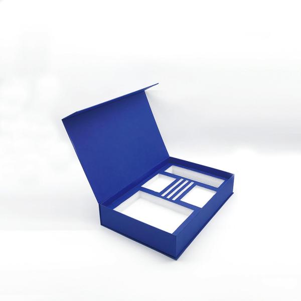 Over V Slot Dark Blue 400g Cardboard Magnetic Closure Gift Boxes