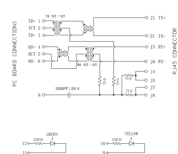 ПКБ устанавливая магнитное РДЖ45 Джека женское в/ЛЭДс ДЖ1012Ф21РНЛ, ЛПДЖ1012АПНЛ