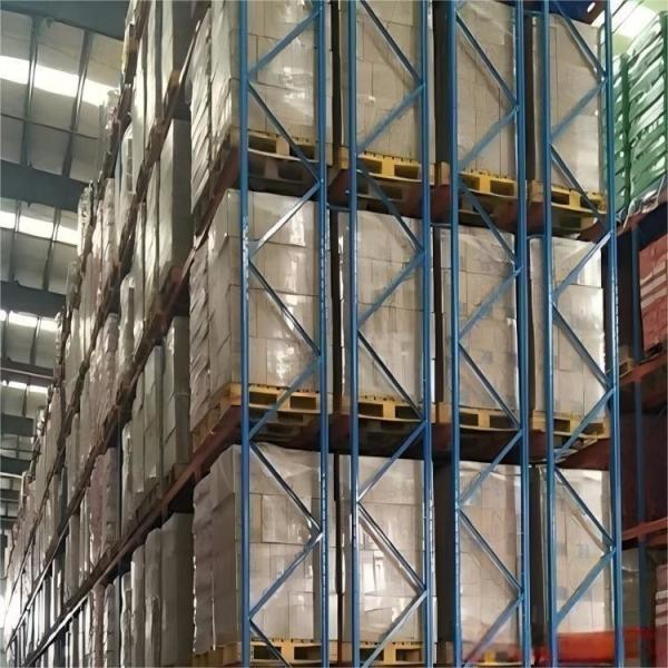 Anticorrosive Double Deep Selective Racking , Warehouse Storage Racking Metal Shelving