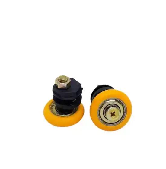 Shower Door Hanging Roller High Carbon Steel Bearing Nylon Round Shape Pulley Wheel Stainless Steel Door Rollers
