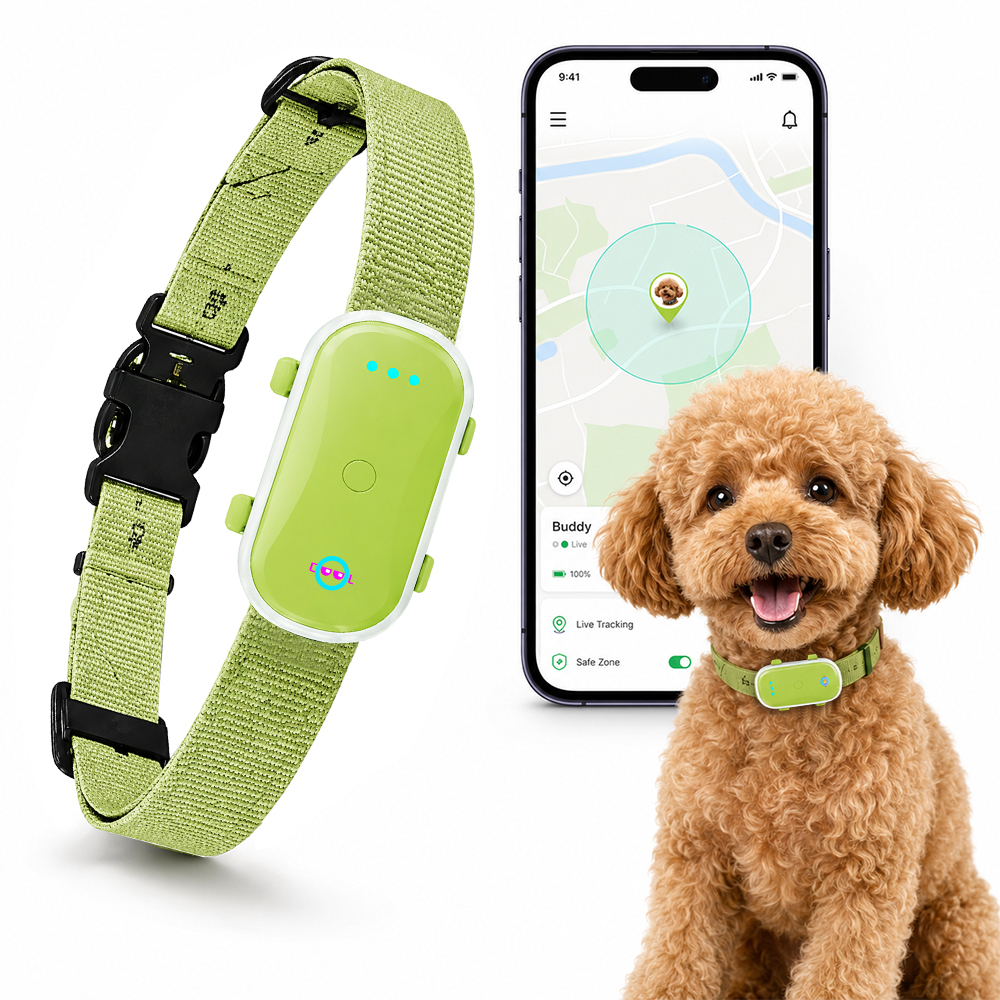 OEM ODM 4G Pet GPS Tracker Waterproof Smart Locator with Geo-Fence Alert App Tracking and Magnetic Charging
