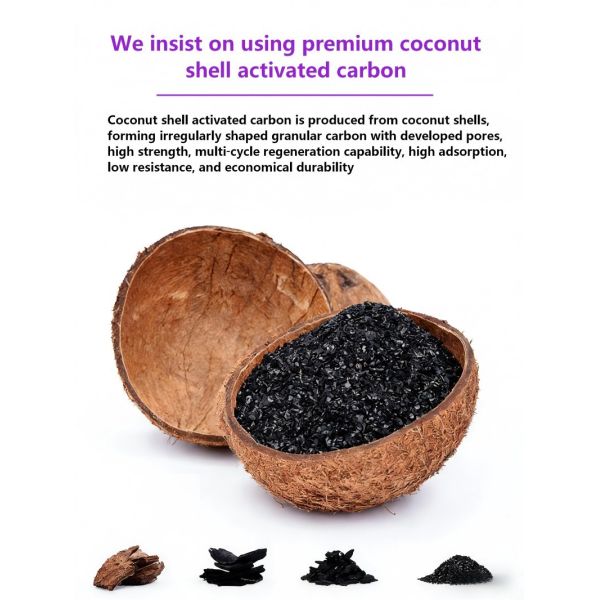 Granular Activated Carbon Water Purifier Accessories UDF Filter Cartridge
