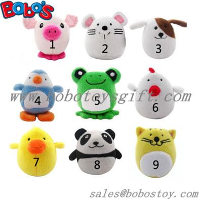 4 Cute Plush Stuffed Animal Set Toy Puppy Toy With Squeaker