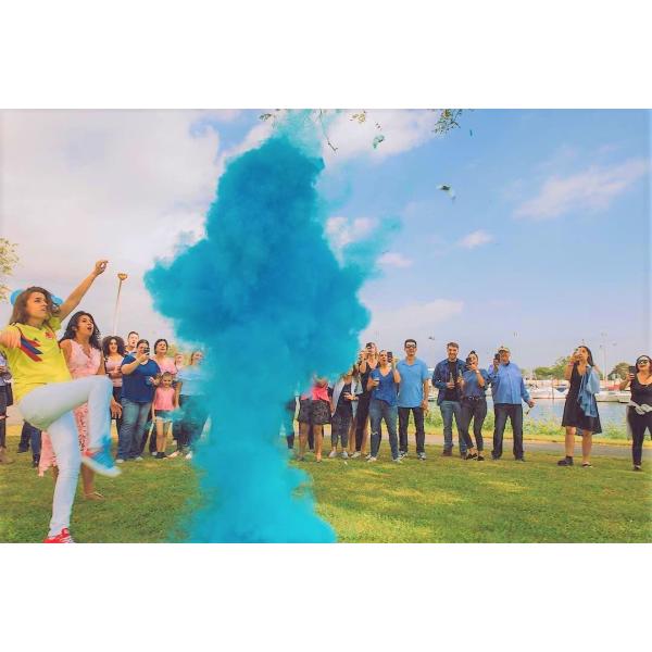 Gender Reveal Props Confetti Powder Filler 14*14*14cm Football for Baby Celebrations