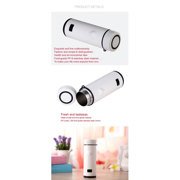 Heart Sports Drink Bottle Romantic Design DC 3V Continuous Working 360ml