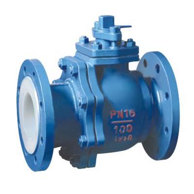 PFTE Lined Ball valve Butterfly valve check valve  stop valve Fluorine lined pipe fittings for Acid Chemical Tank