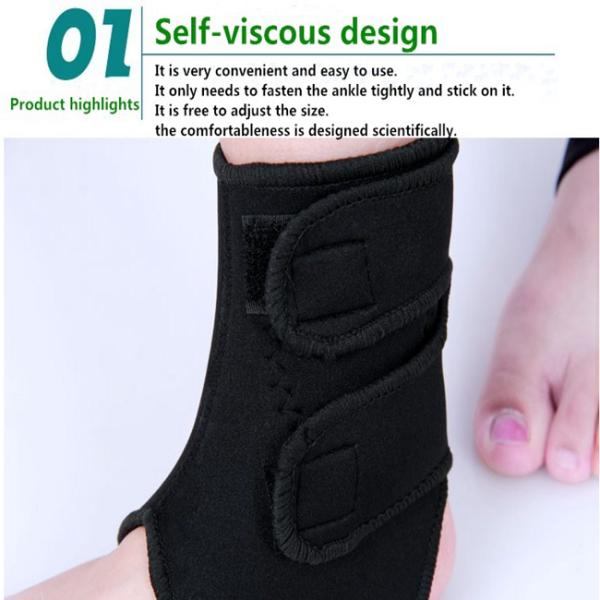 Магнитный каменный пояс турмалина топления собственной личности, ткань ткани нейлона расчалки поддержки лодыжки эластичная