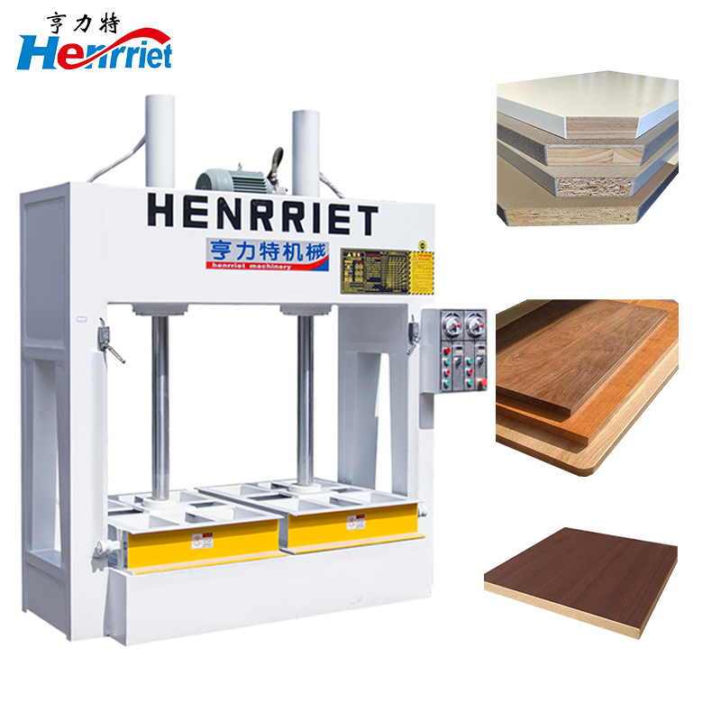 30T two-stage hydraulic cold press machine is used for Pick rackets wooden medical aluminum unpainted stainless steel and plywood doors