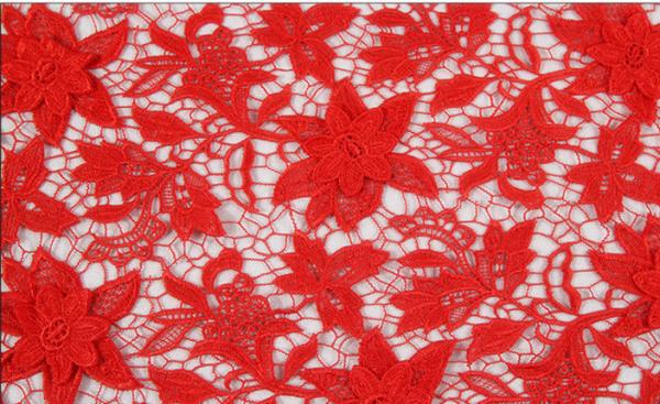 2018 Summer Newest Style chemical  Embroidery Fabric 140cm wide for wedding dress