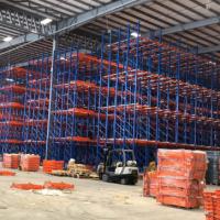 Customizable Gravity Pallet Rack 4-8 Layer Rust Resistant