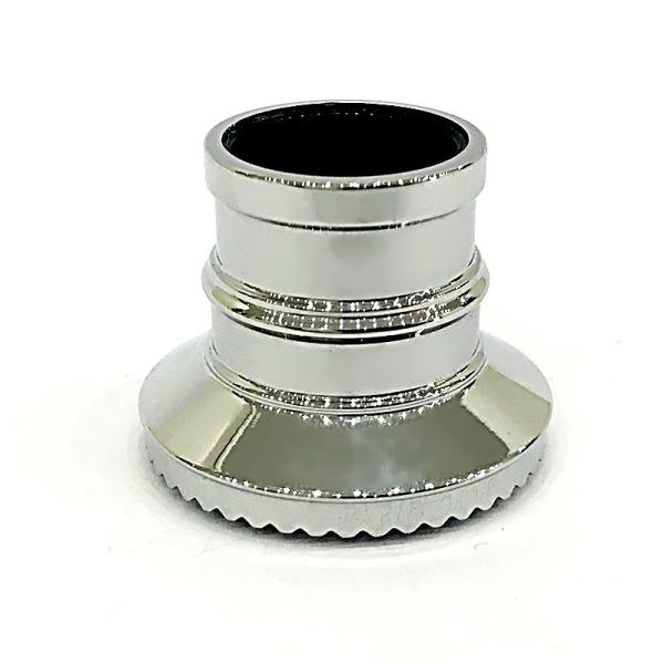 Custom Silver color Zamak Aluminum Perfume Bottle Caps