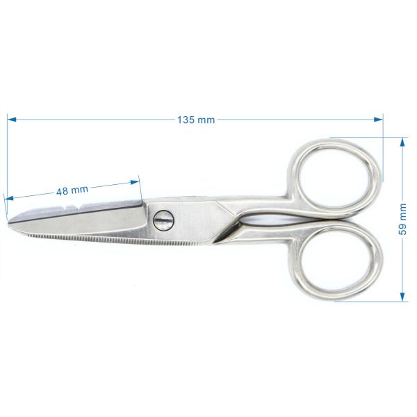 Ножницы электриков из нержавеющей стали промышленного класса, идеальные для телекоммуникационных приложений