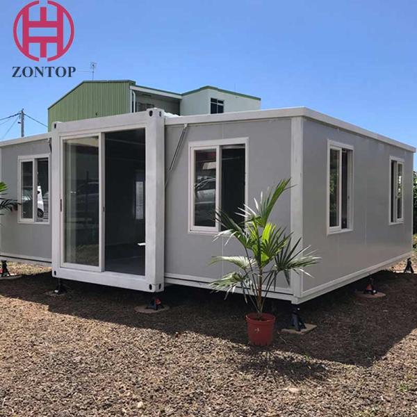 Zontop China Luxury Living Shipping 3 Bedroom Modular Prefabricated Home Prefab Bolt 20ft Expandable Container House