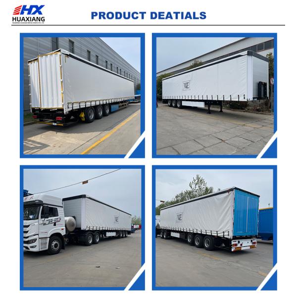 3 Axle 60 Tons Load 40 Ft Container Transport 17 Meter Box Cargo Long Dry Van Semi-Trailer