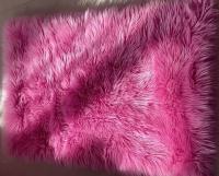 Petits tapis mous superbes 4pcs/carton de polyester de la fourrure 30*45inch de Faux de rose