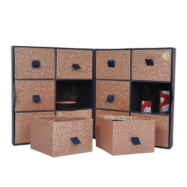 Ultraportable Recycled Paper Holiday Gift Box Packaging Multipurpose