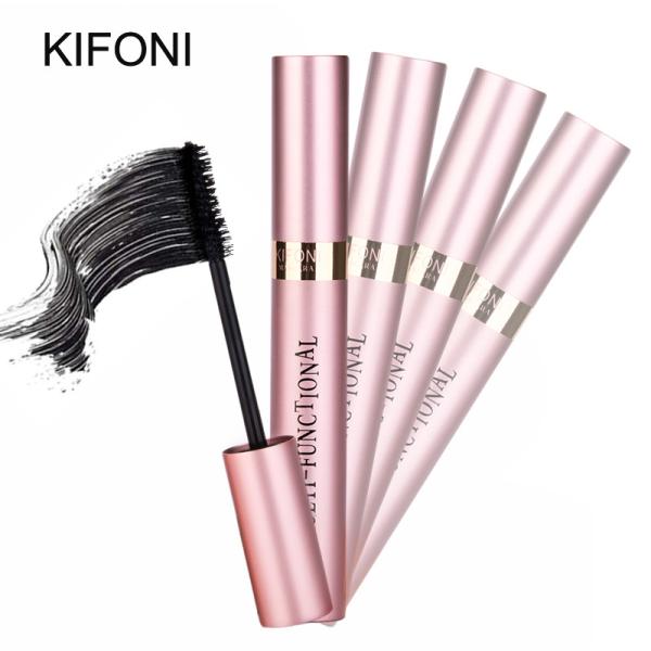 KIFONI Eyelash Extension Mascara Long Curling Black Waterproof Fiber