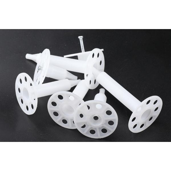 Plastic Frame Concrete Nails with Insulation and Zinc Plating 7.6mm Head Diameter