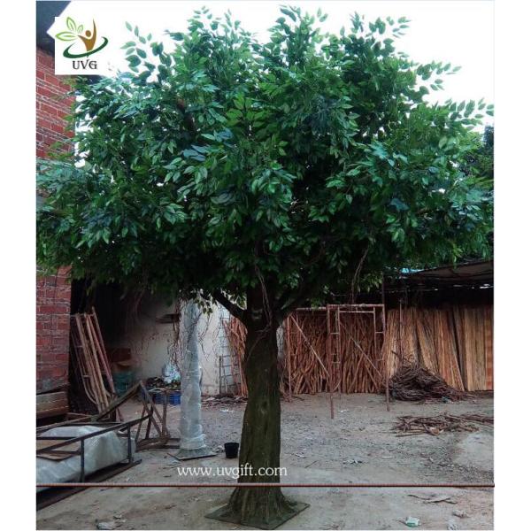 UVG indoor and outdoor walkway decoration realistic banyan artificial tree sale 13ft high GRE053