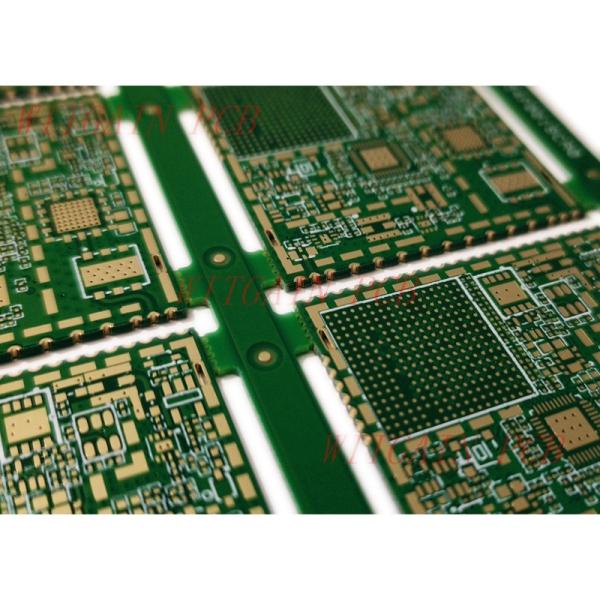 TG170 6 Layer Half Hole PCB 0.8 MM S1000-2 Fr4 Printed Circuit Board