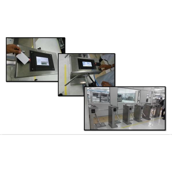 Половинный дисплей тестера LCD направления двойника управления доступом турникета ESD высоты