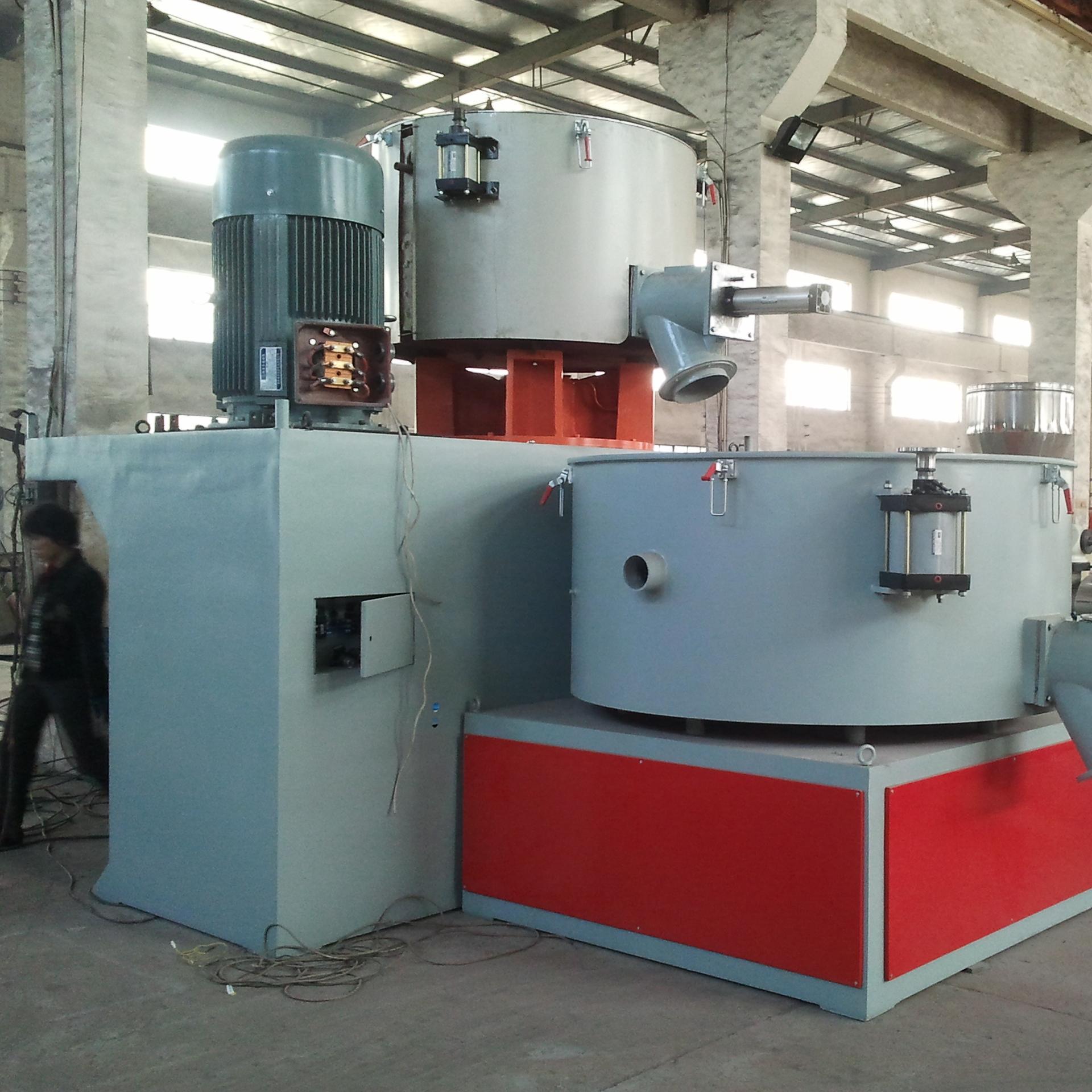 Industrial High Speed PVC Mixer Machine SRL-Z500/1000 For Plastic Compound Preparation