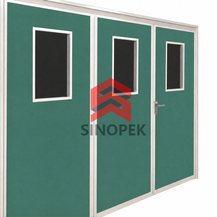 Aluminum Alloy Frame Airtight Cleanroom Door | Anodized | Lightweight & Corrosion-Free