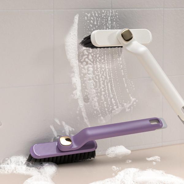 360 Degree Rotating Hard Bristle Crevice Gap Brush for Deep and Thorough Dirt Removal