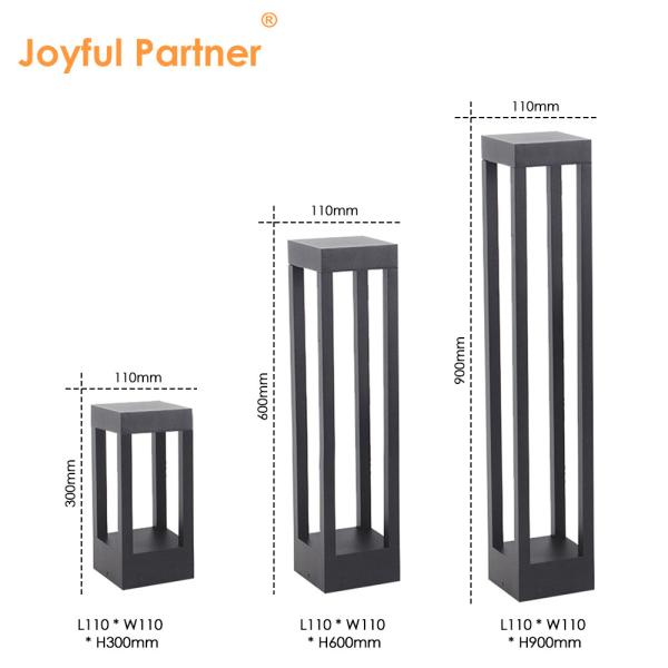 Waterproof LED Garden Lawn Lamp CREE LED 8W Power Coated Aluminum AC110-285V Single Color