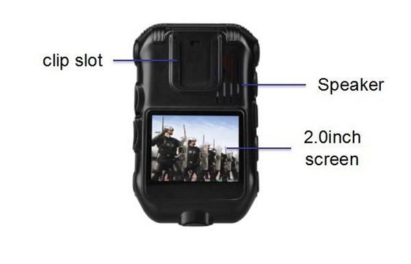 4G Police Camera Recorder BT4.0 , Night Vision Body Camera 2 Inch Touch Screen